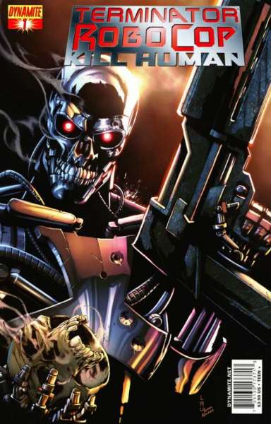 Terminator/Robocop: Kill Human Lau cover #1