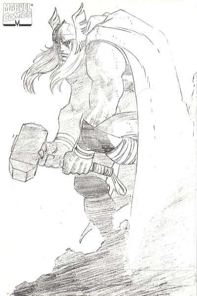 Thor 1998 Series Sketch Variant #1