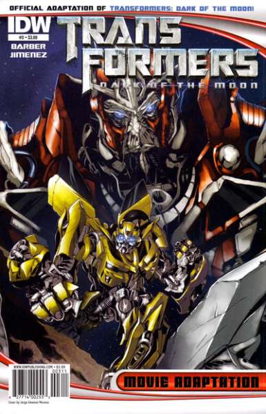 Transformers Dark of the Moon Movie Adaptation #3