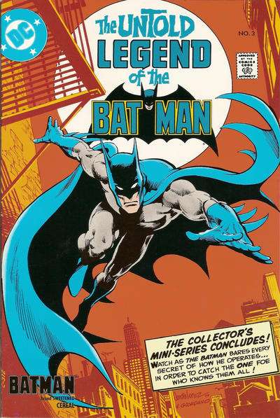 Untold Legend of The Batman Cereal edition #3