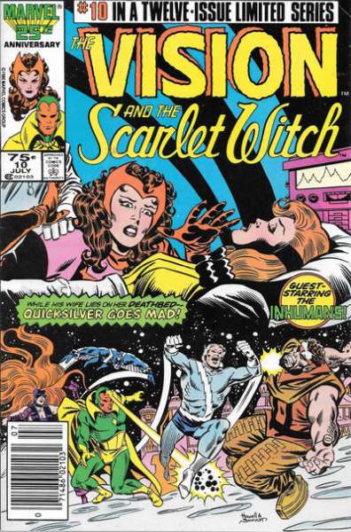 Vision and the Scarlet Witch 1985 Series #10