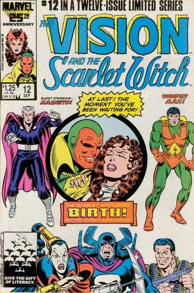 Vision and the Scarlet Witch 1985 Series #12