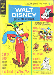 Walt Disney Comics Digest 1968 Series #25