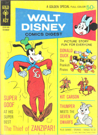 Walt Disney Comics Digest 1968 Series #25