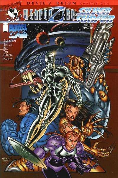 Weapon Zero/Silver Surfer #1