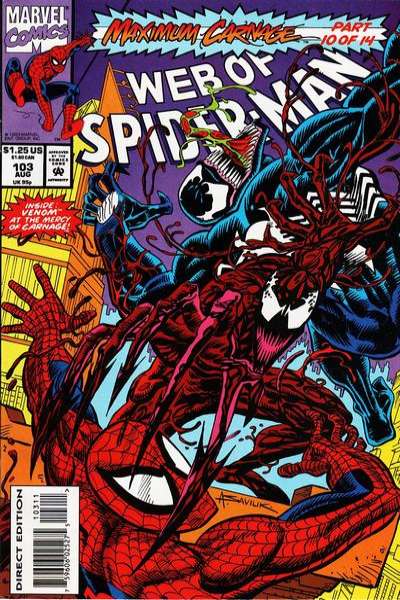 Web of Spider-Man 1985 Series #103
