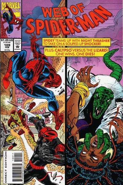 Web of Spider-Man 1985 Series #109