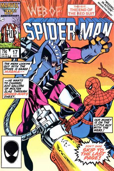 Web of Spider-Man 1985 Series #17