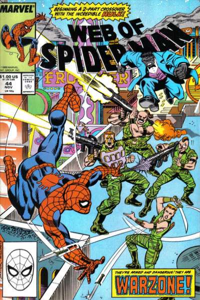 Web of Spider-Man 1985 Series #44