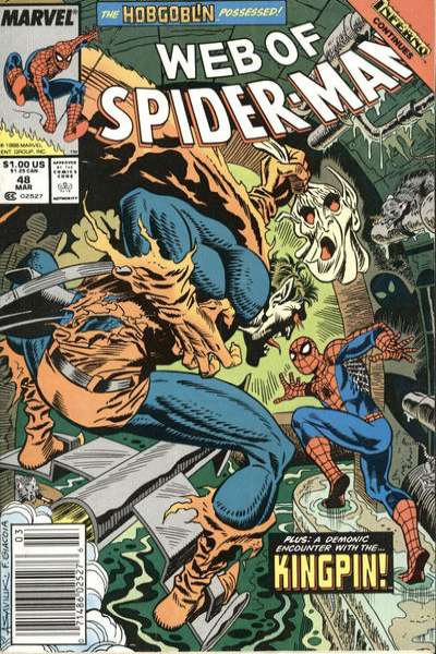 Web of Spider-Man 1985 Series #48