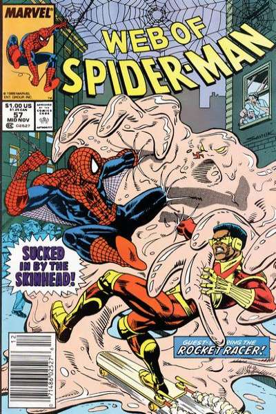 Web of Spider-Man 1985 Series #57