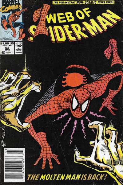 Web of Spider-Man 1985 Series #62