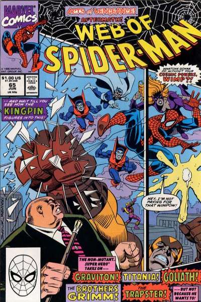 Web of Spider-Man 1985 Series #65