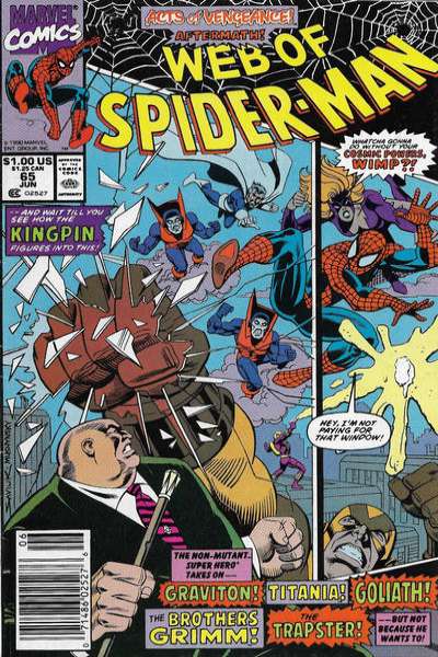 Web of Spider-Man 1985 Series #65