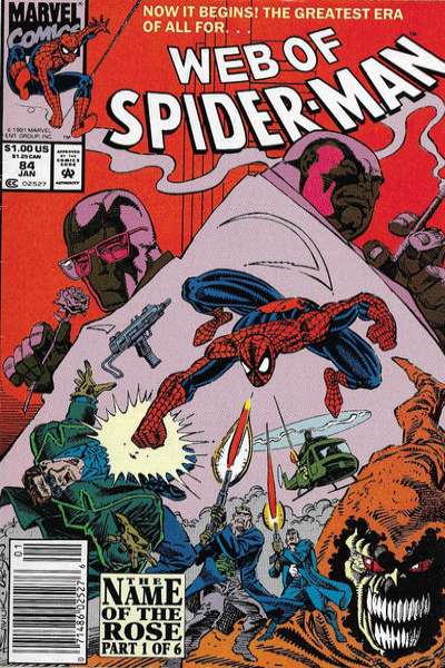 Web of Spider-Man 1985 Series #84