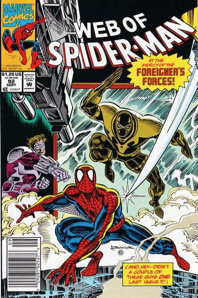 Web of Spider-Man 1985 Series #92