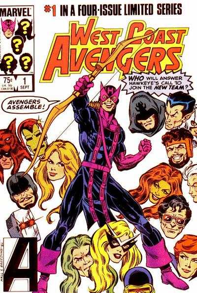 West Coast Avengers 1984 Series #1