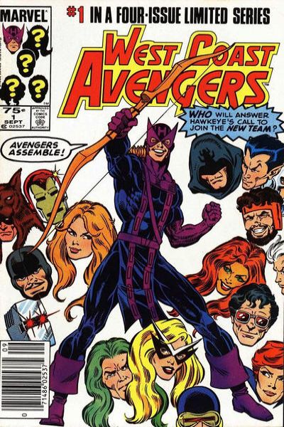 West Coast Avengers 1984 Series #1