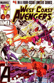 West Coast Avengers 1984 Series #4