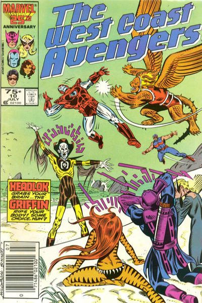 West Coast Avengers 1985 Series #10