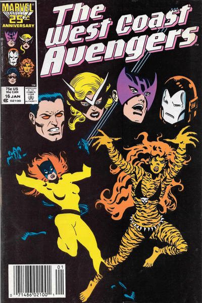 West Coast Avengers 1985 Series #16