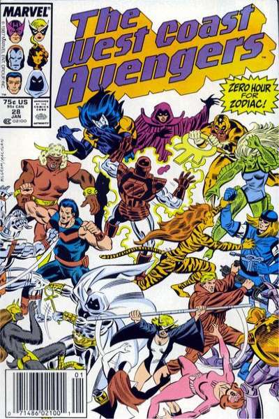 West Coast Avengers 1985 Series #28