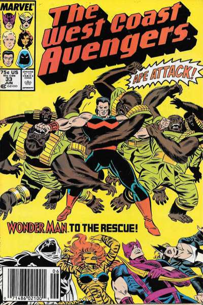 West Coast Avengers 1985 Series #33