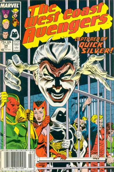 West Coast Avengers 1985 Series #34