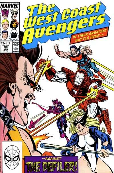 West Coast Avengers 1985 Series #38