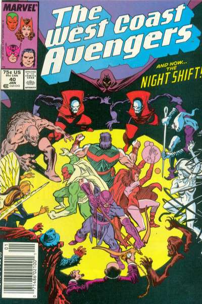 West Coast Avengers 1985 Series #40