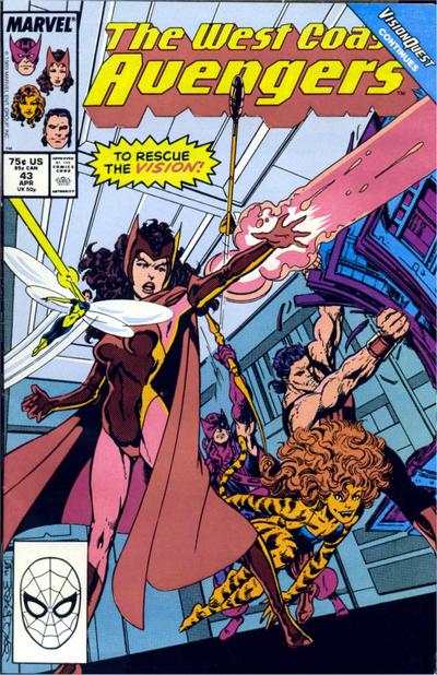 West Coast Avengers 1985 Series #43