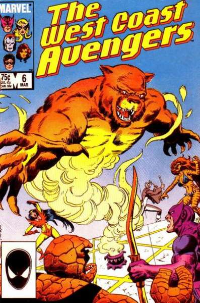 West Coast Avengers 1985 Series #6