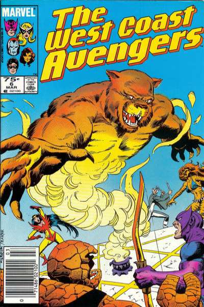 West Coast Avengers 1985 Series #6