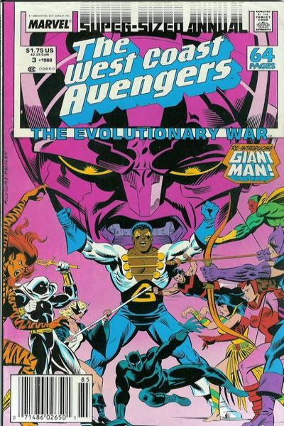 West Coast Avengers 1985 Series Annual #3