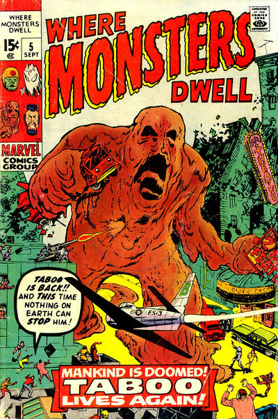 Where Monsters Dwell 1970 Series #5