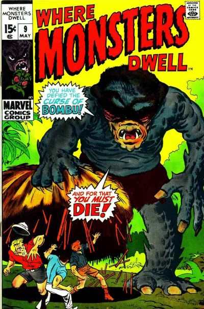 Where Monsters Dwell 1970 Series #9