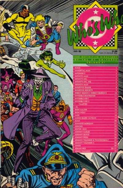 Who's Who: The Definitive Directory of the DC Universe #11