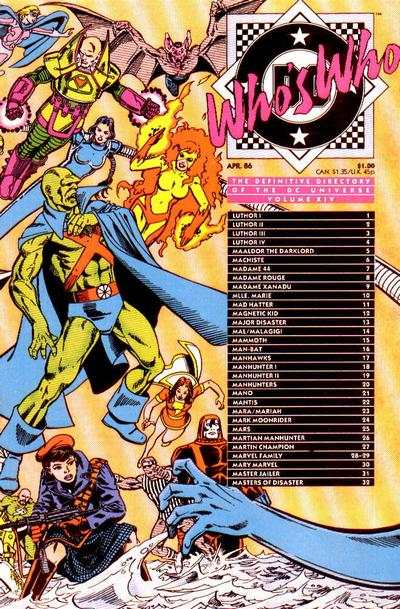 Who's Who: The Definitive Directory of the DC Universe #14