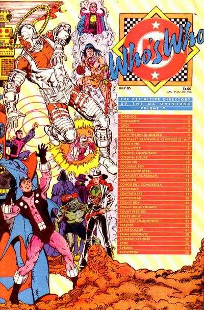 Who's Who: The Definitive Directory of the DC Universe #5