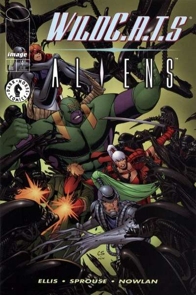 WildC.A.T.S./Aliens Nowlan cover #1