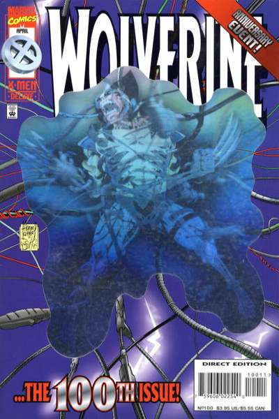 Wolverine 1988 Series Hologram #100