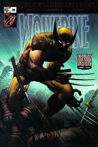 Wolverine 2003 Series Brown costume cover #20