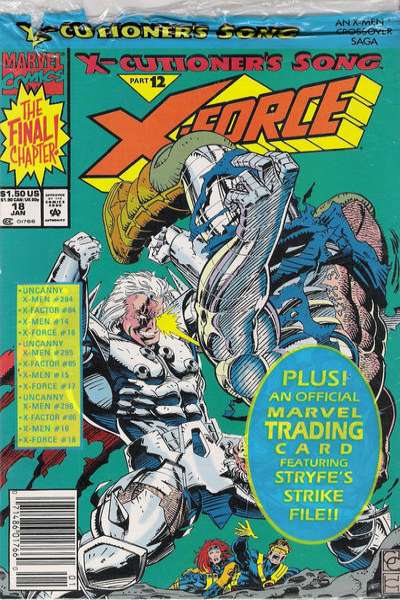 X-Force 1991 Series Newsstand bagged #18