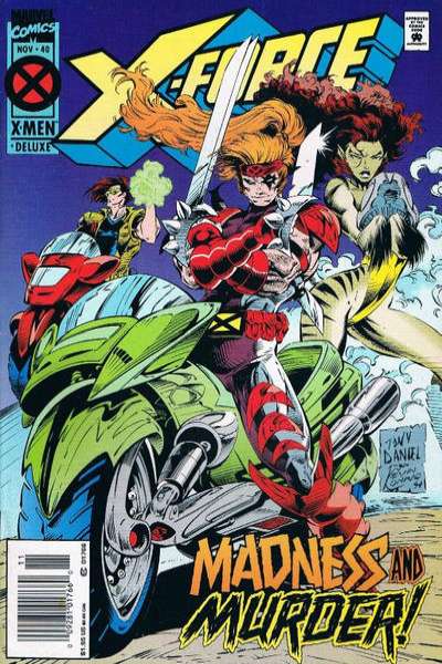 X-Force 1991 Series Deluxe newsstand #40