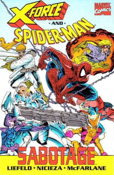 X-Force 1991 Series and Spider-Man: Sabotage TPB #1