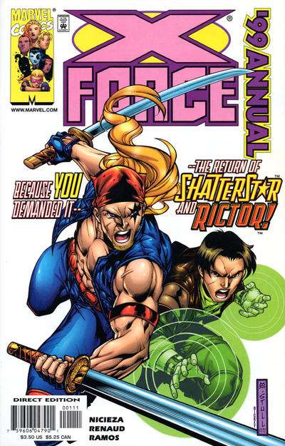 X-Force 1991 Series Annual #1999