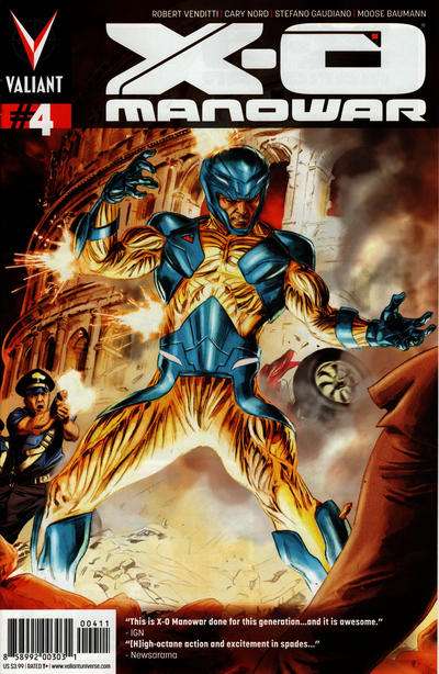 X-O Manowar 2012 Series #4