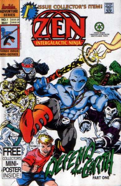 Zen Intergalactic Ninja May 1992 Series #1