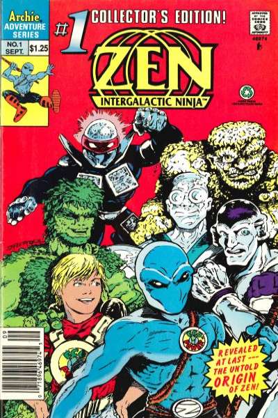 Zen Intergalactic Ninja Sept 1992 Series #1