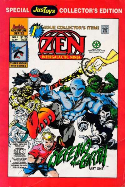 Zen Intergalactic Ninja Sept 1992 Series JusToys edition #1
